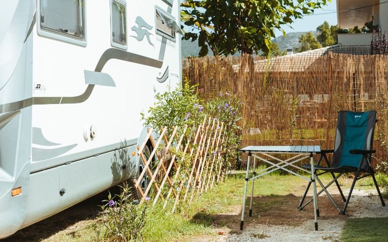 Camper parking near Igoumenitsa Greece